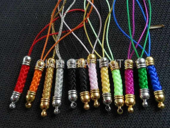 set 120pcs mixed colors Cell Phone Strap Lariat Strings with Ring,Cellphone Strap, Lanyard, Keychain Strap, Zipper Pull