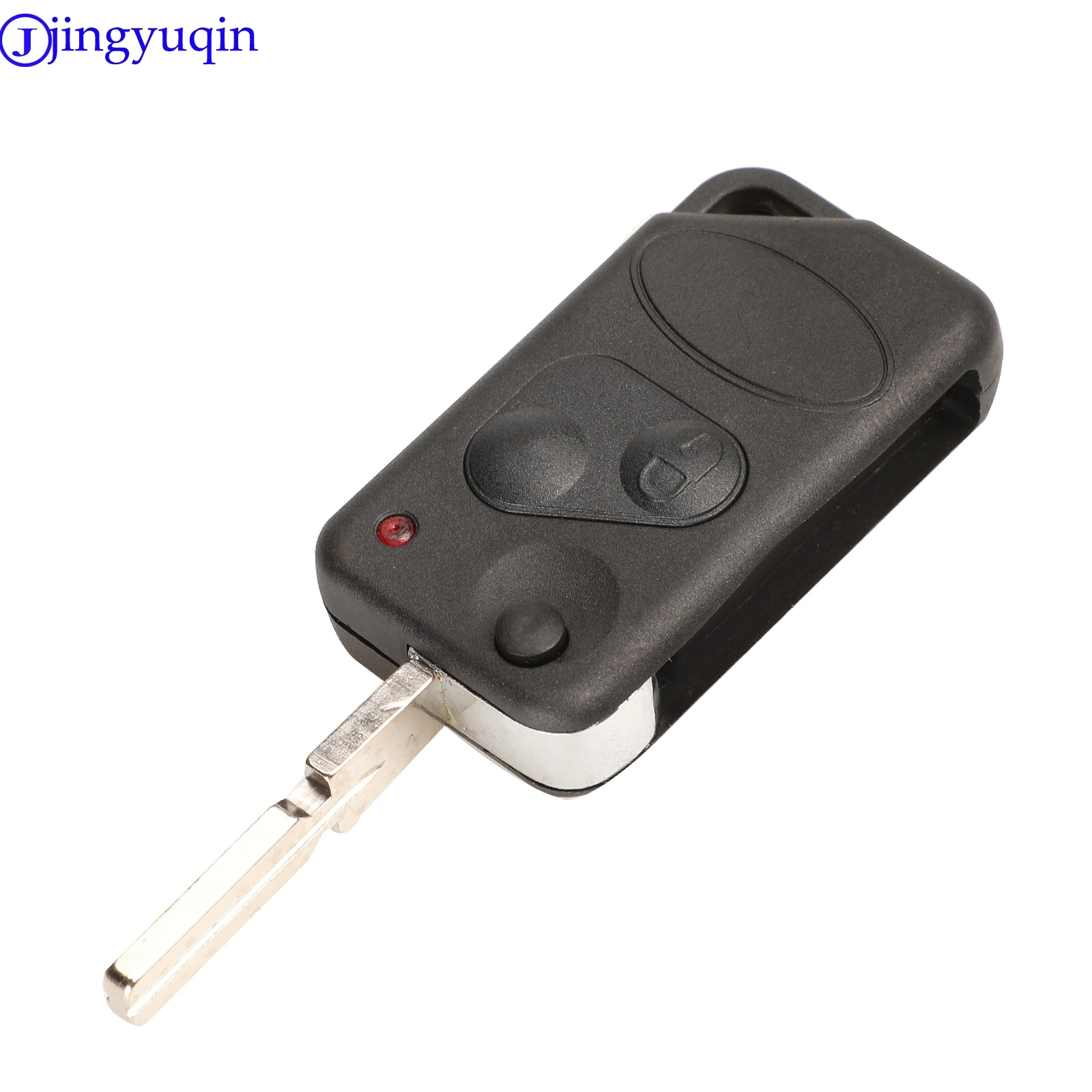 jingyuqin Remote Car Key FOB Shell Flip For LAND RANGE ROVER Discovery Freelander Defender 90 1995-2004 P38 Blade Case