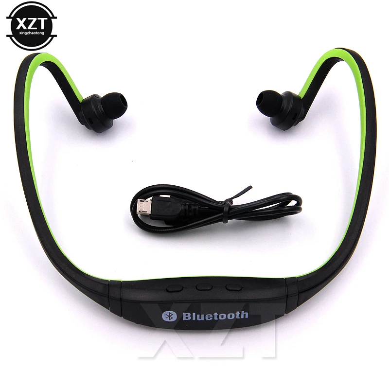 Hot Sale Universal Sport Stereo Handsfree Wireless Bluetooth Headset Earphone Headphone Micro Music Player for all phones