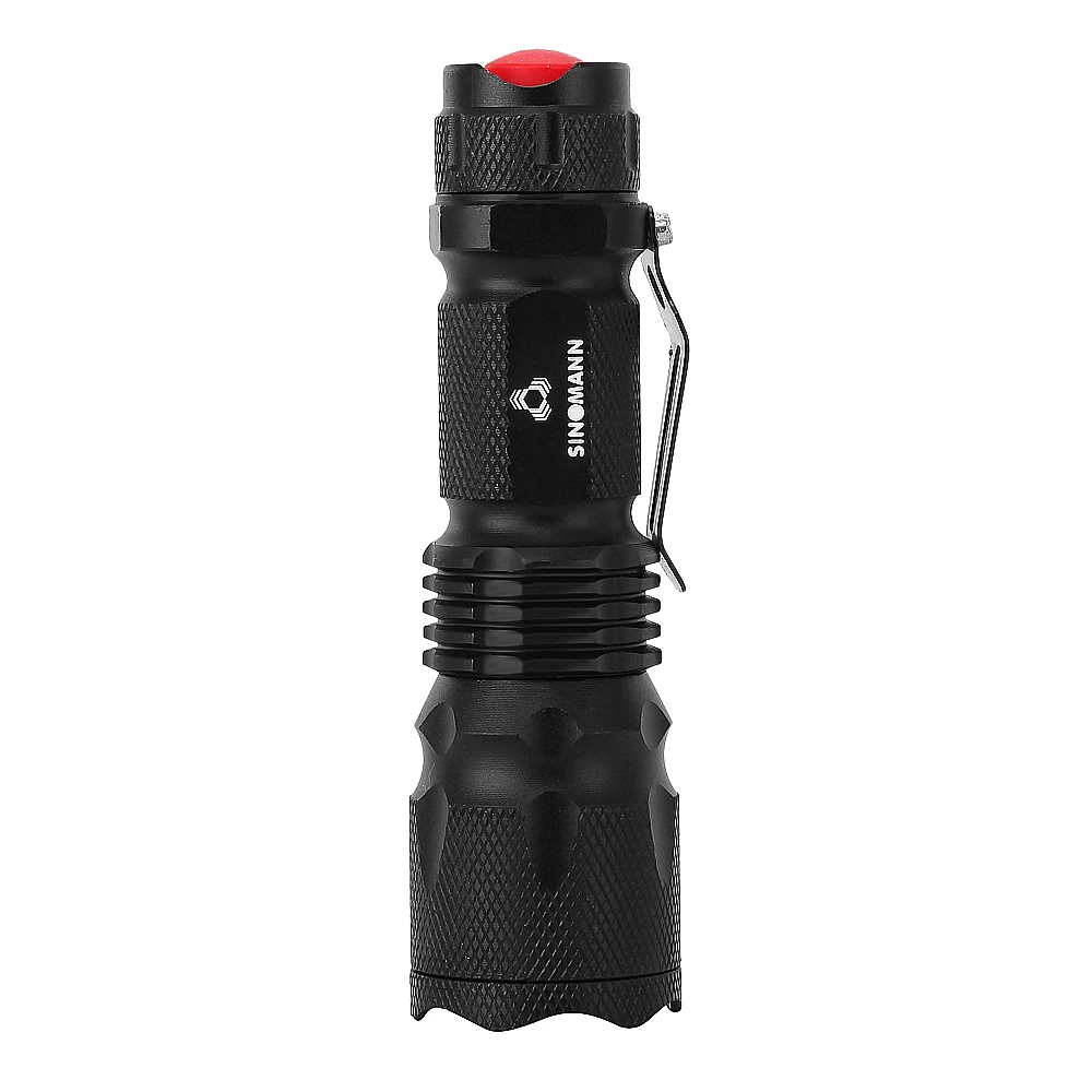 Mini penlight 2000LM Waterproof LED Flashlight Torch 3 Modes zoomable Adjustable Focus Lantern Portable Light use AA 14500