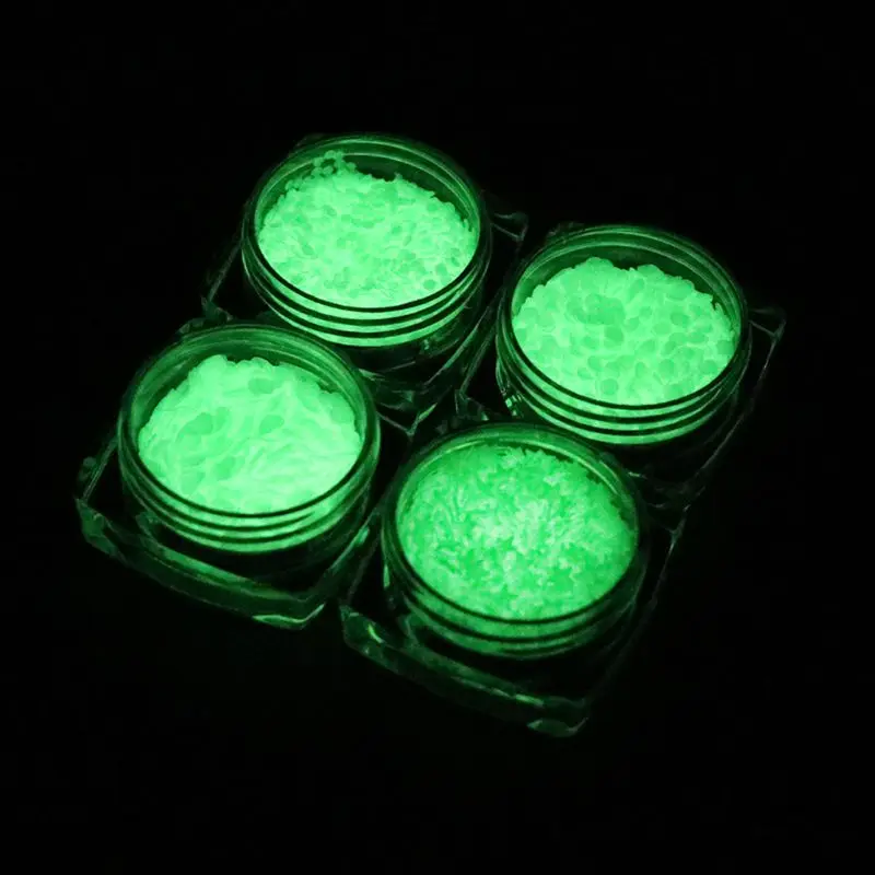 Multifunctional Luminous Sequins Glow In the Dark Glitters Sequins UV Resin Jewelry Findings Nail Art Decoration Crafts