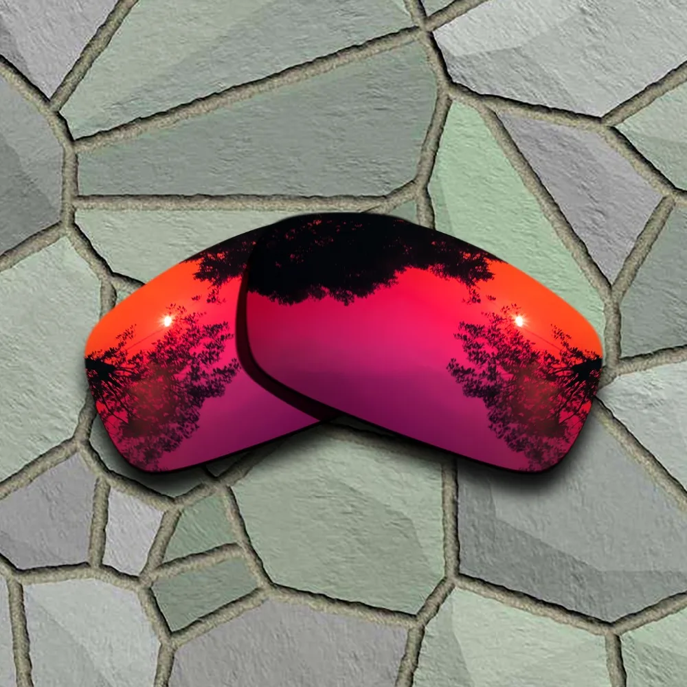 Sky Blue&Violet Red Sunglasses Polarized Replacement Lenses for Oakley X Squared