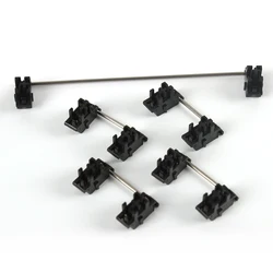 Plate mounted Black Cherry Stabilizers Clear Satellite Axis 7u 6.25u 2u 3u 6u For Mechanical Keyboard Modifier Keys