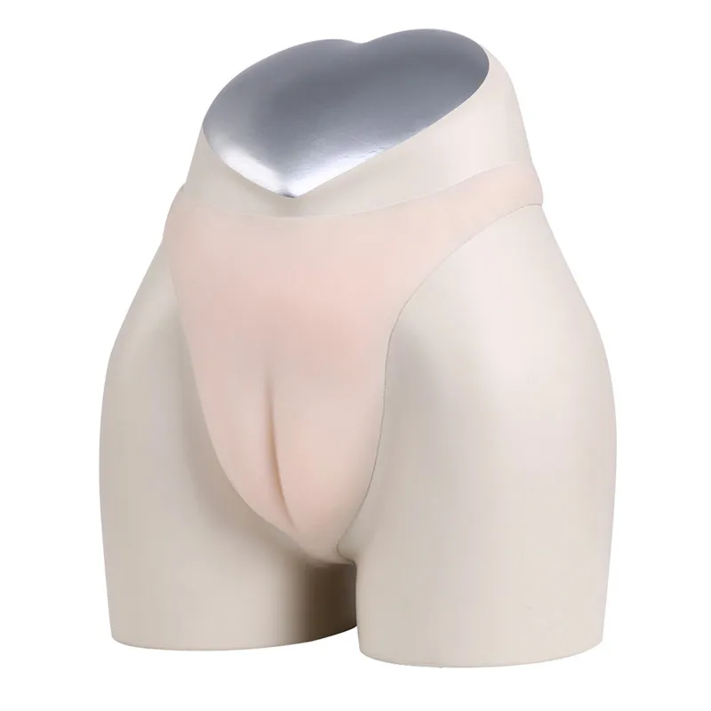 100% Silicone Camel Toe T String Shemale Transformation Thong Crossdresser Gaff Panties Show Sexy Vaginal  Line