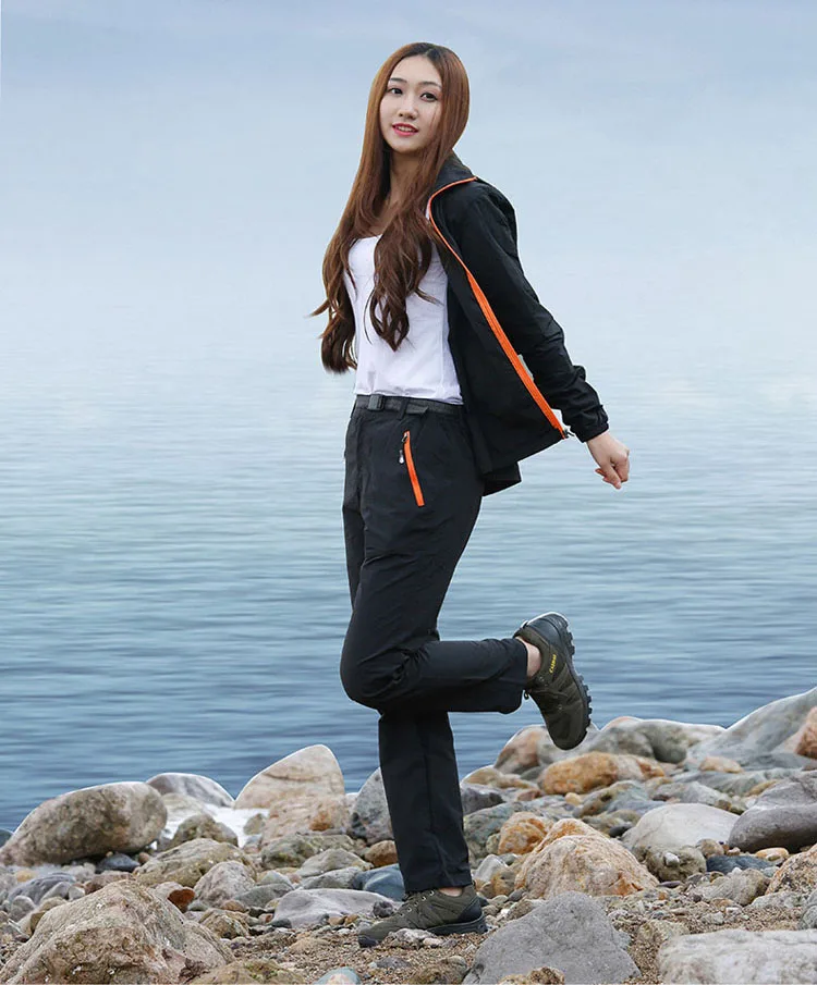 Camping Wandern Kleidung Set Outdoor-Sport Männer Frauen Sommer Sportswear Anzug Mit Kapuze Jacken Hosen Schnell Trocken Atmungs Set ST01 – Detail 25