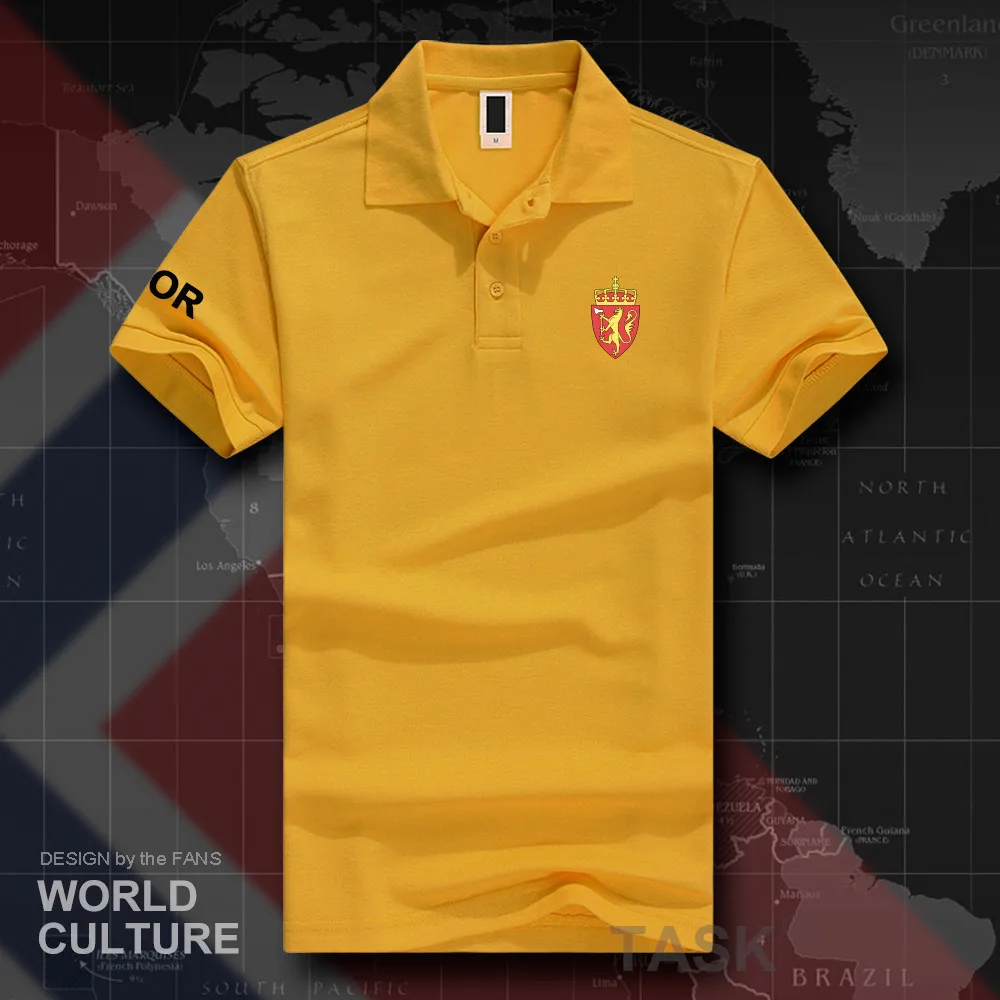 Norway Norge NOR Norwegian Nordmann NO polo shirts men short sleeve white brands printed for country 2018 cotton nation team 20