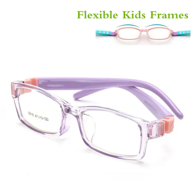 Myopia Kids Frames Optical Eyewear Detachable Rubber Leg Kid Glasses Eyeglasses for Children No Screw Safe TR Food Grade