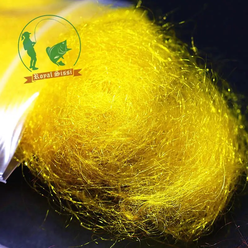 Royal Sissi 6colors set fly tying trilobal dubbing Shaggy dubs sparkle translucence gleamy trilobal fibers bonefish critter fly