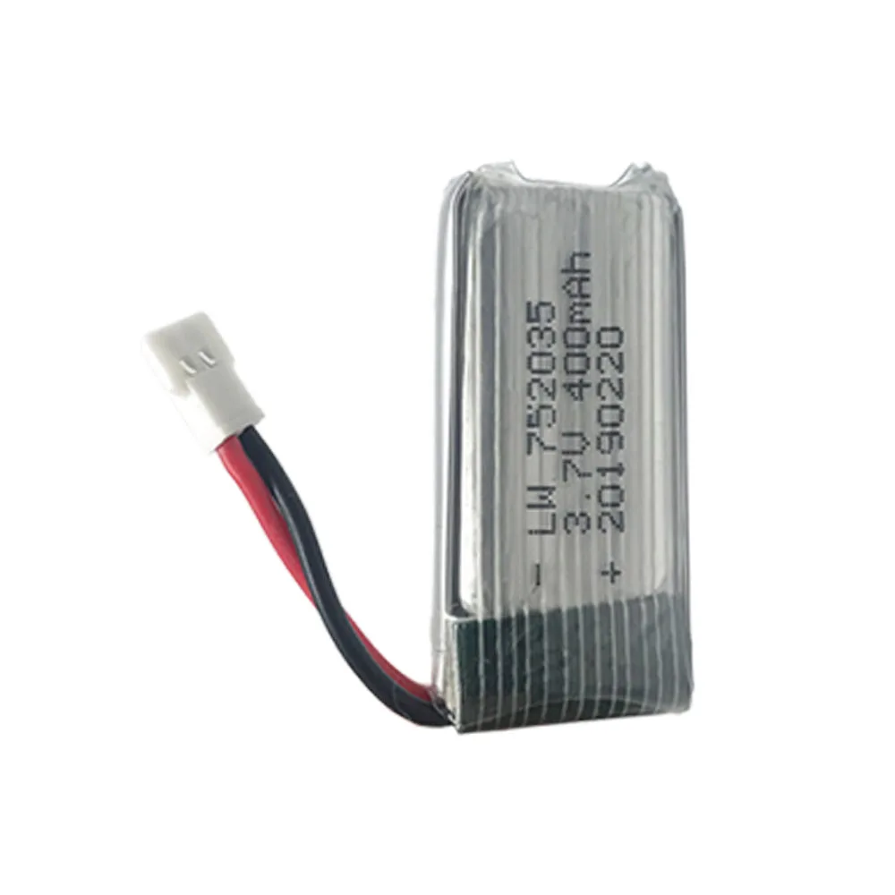 3.7V 400mah 30c Lipo Battery For H107 H31 KY101 E33C E33 U816A V252 H6C 25C RC Quadcopter 752035 30C Lipo Battery 3.7 v 400 mah