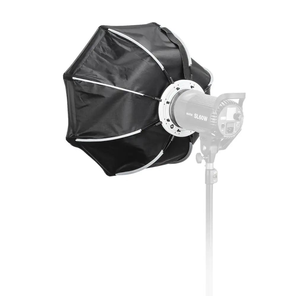 EACHSHOT 55mm Octagon Softbox Regenschirm Reflektor Flash licht Octodome mit Bowens Berg Für Godox Fotografie Studio Zubehör