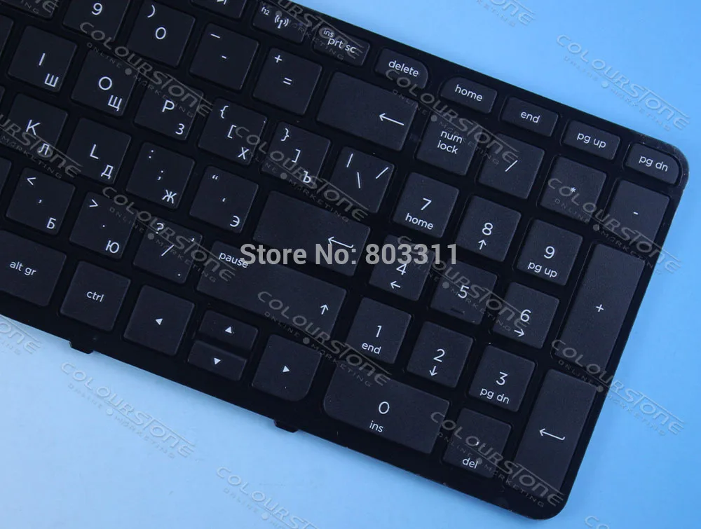 Clavier russe avec cadre pour ordinateur portable hp pavilion 15-e 15-T 15-e087sr e052sr