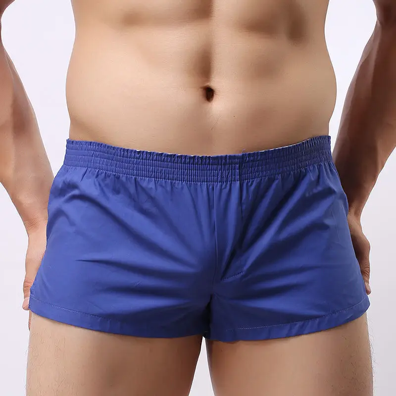 2022 Men Summer Breathable Cotton Male Gym Sports Running Sleep Comfortable Casual Shorts For 7 Colors