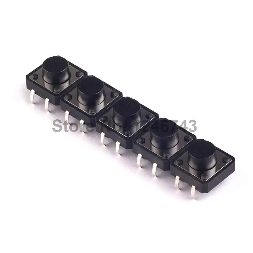 50PCS 12x12x7mm Tactile Switches Push Button Tact Switch 12*12*7mm