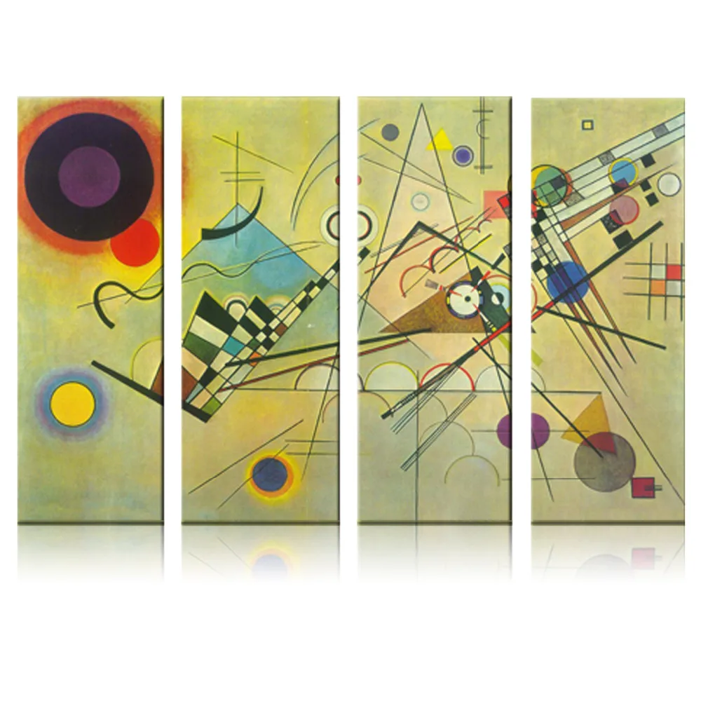 Lines modern abstract oil painting set for wall decor set of 3 Handmade Home Decor 3 Panels