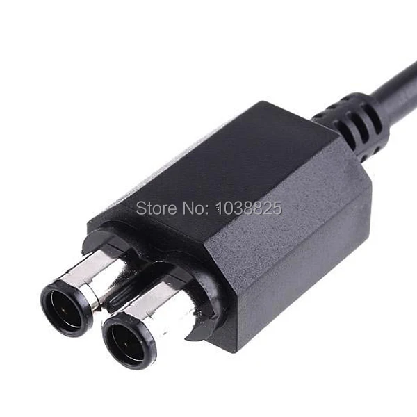 محول كابل إمداد طاقة التيار المتردد ، أسود ، لـ Xbox 360 إلى Xbox 360 ، كابل ألعاب نحيف