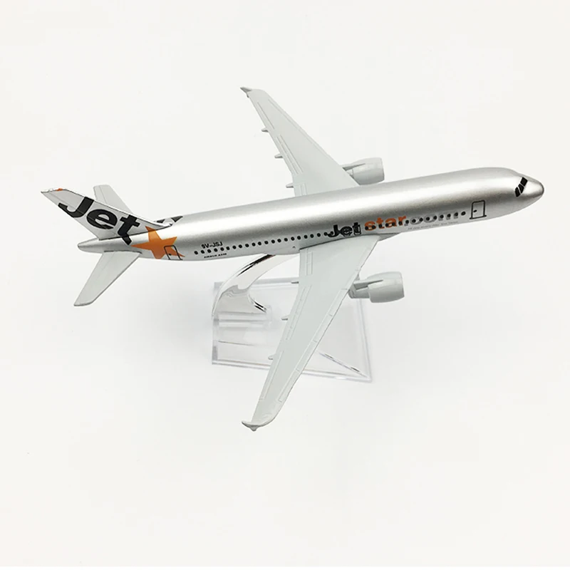 Jetstar Aeroplane model Airbus A320 airplane 16CM Metal alloy diecast 1:400 airplane model toy for children Free shipping