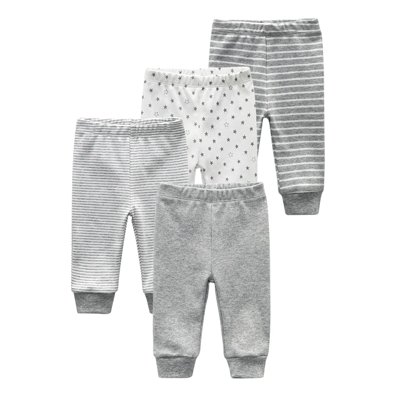 3/4Pcs/lot Baby Long Pants 2023 Newborn Boy Girl Toddler Clothing 3M 6M 9M 12M Baby Clothes roupas de bebe Trousers Accessories