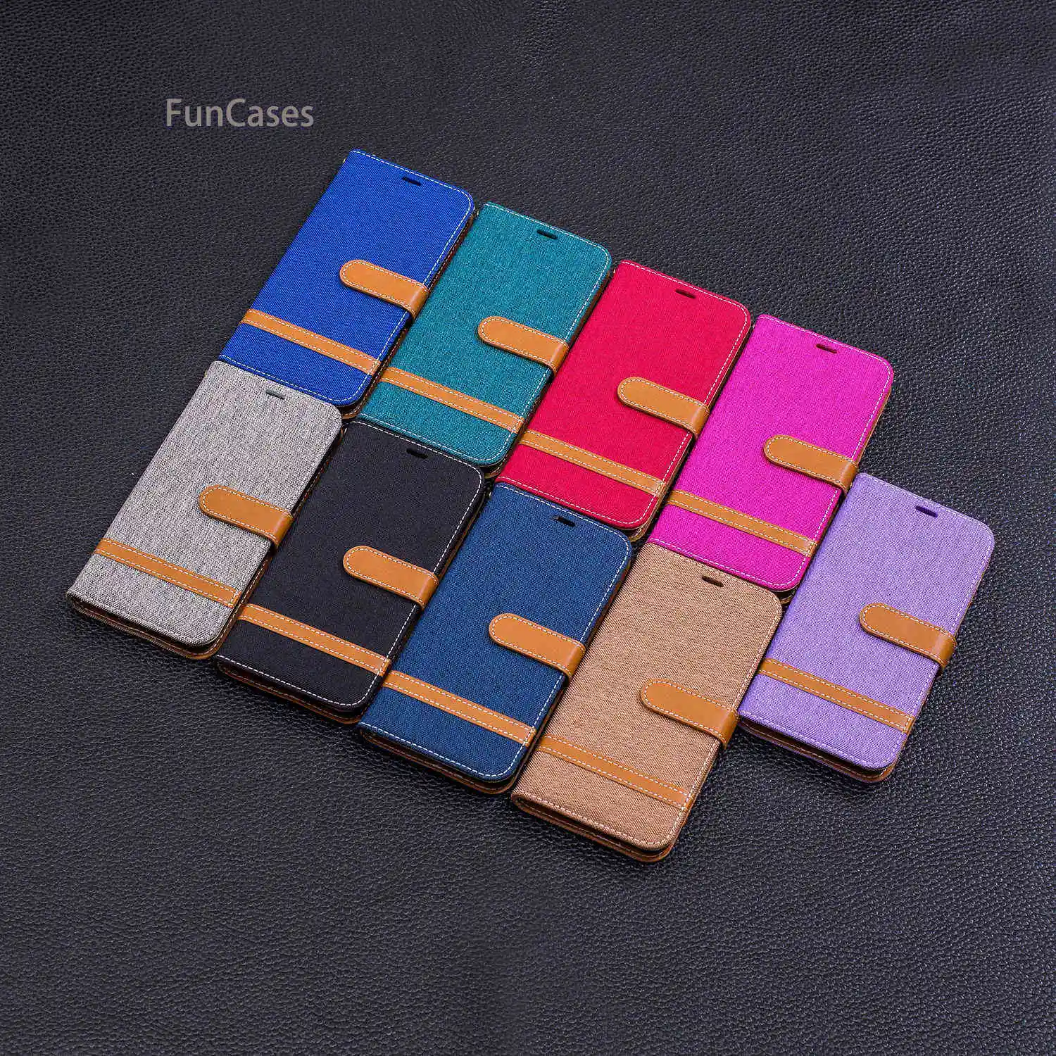 Bunte Flip Telefon Fall sFor Estuche Huawei Genießen 7S Card slot Fall Abdeckung Marmor Telefon Etui Fall Für Huawei ascend P Smart Hone