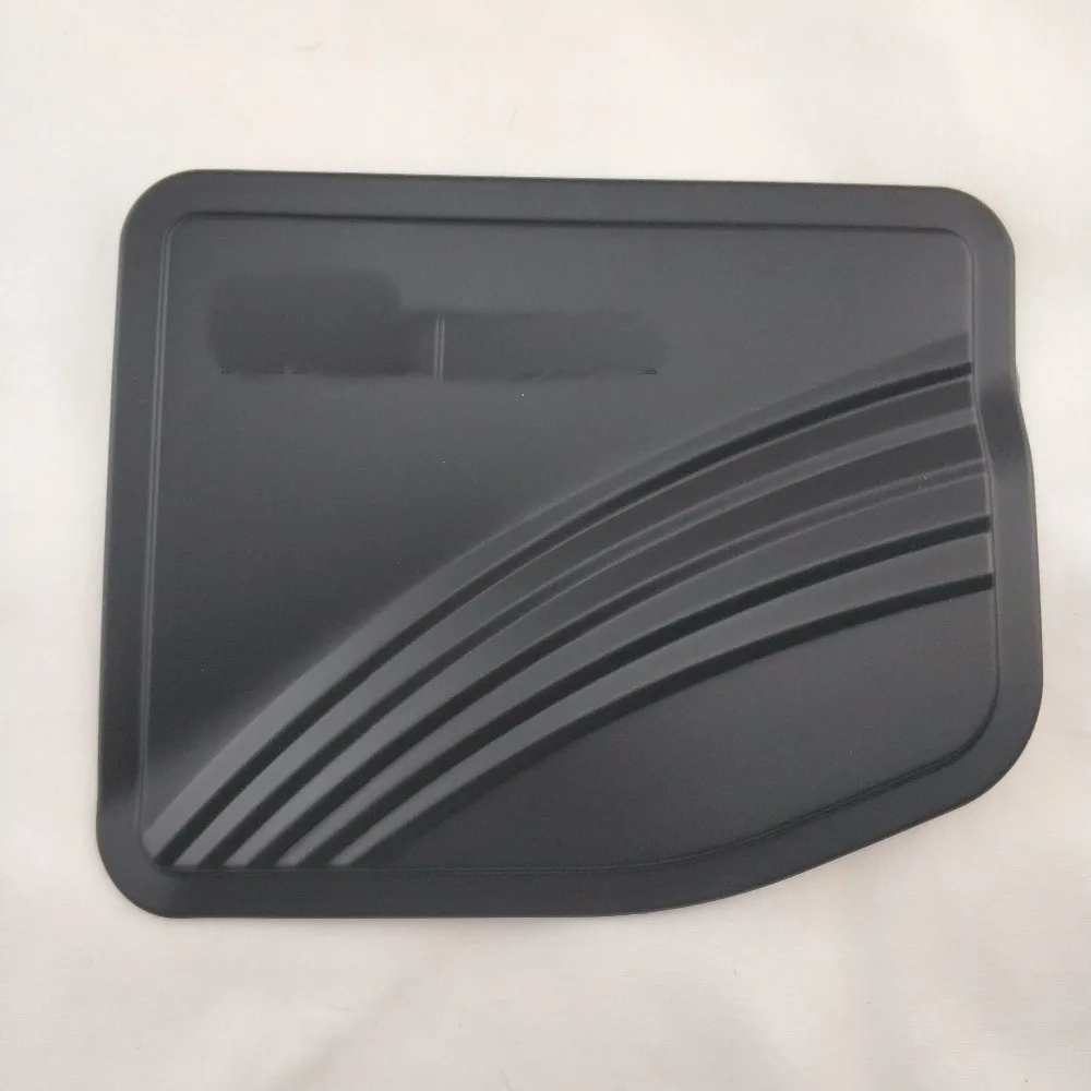 

ABS The surface of the black/Chrome plated For Nissan NAVARA D23 NP300 2014 Accessories Matte Black Fuel Tank Cap Cover