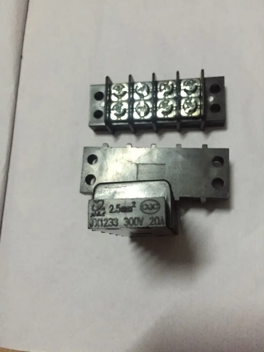 Original new 100% JX1233 terminal layout 20A300V fixed connection column 4-bit bakelite high temperature resistance connector