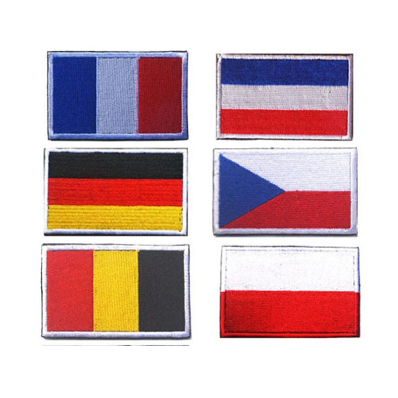 Embroidery Patches Italy EU Greece Spain France Portugal Germany UK Austria Ukraine Scotland England Ireland Czech European