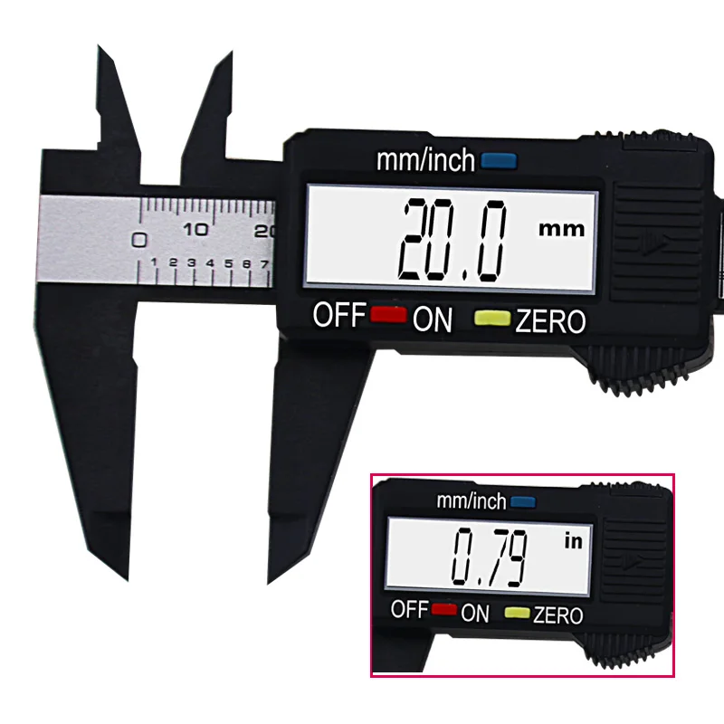 The new Tongfenglh 5301 model 6inch LCD 150mm Digital Electronic Carbon Fiber Vernier Caliper