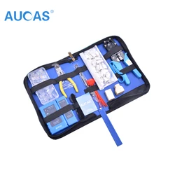 Aucas – outil de sertissage de câble Ethernet RJ11 RJ45 Cat5 Cat6, Kit d'outils de sertissage de câble réseau, pince à sertir, sac d'outils réseau