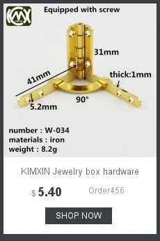 32 Stück 30*30*6mm Kimxin Hochwertige Handgefertigte Holzscharniere aus Zinklegierung für Schmuckboxen, Sammlerstücke, Stifteboxen und Geschenkboxen – Detail 11