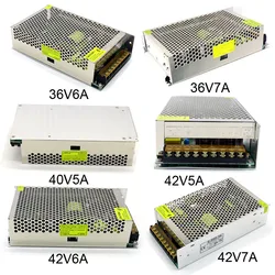 Switching Power Supply Ac 110V 220V to Dc 36V 40V 42V 5A 6A 7A 200W 250W 300W Motor Voltage Regulation Driver Power Supply