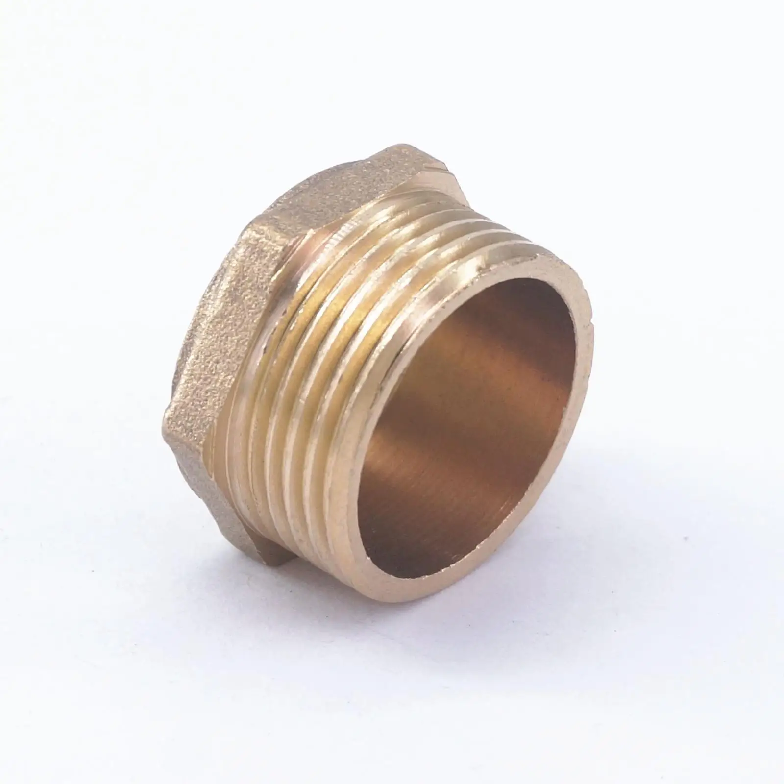 3/4" BSPP Male Brass Pipe Countersunk Plug Outer Hex Socket End Cap Stopper