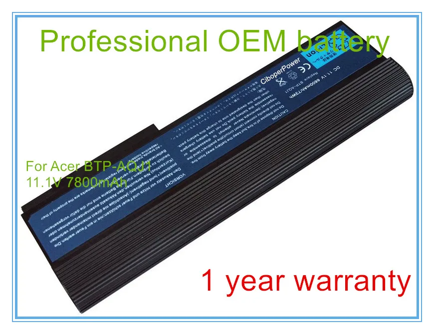 laptop battery for BTP-APJ1 BTP-AQJ1 TravelMate 6593G 6493-6054 6452 6292-101G08 6230 Aspire 5550 3640 BATTERY 9 cell