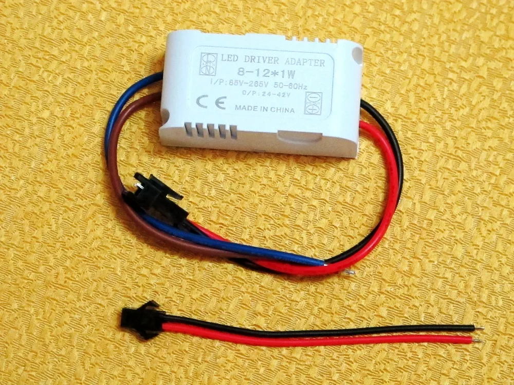 300mA (8-12)x 1W Led Driver 8W/9W/10W/11W/12W Power Supply AC 85V~265V 110V 220V for LED lights