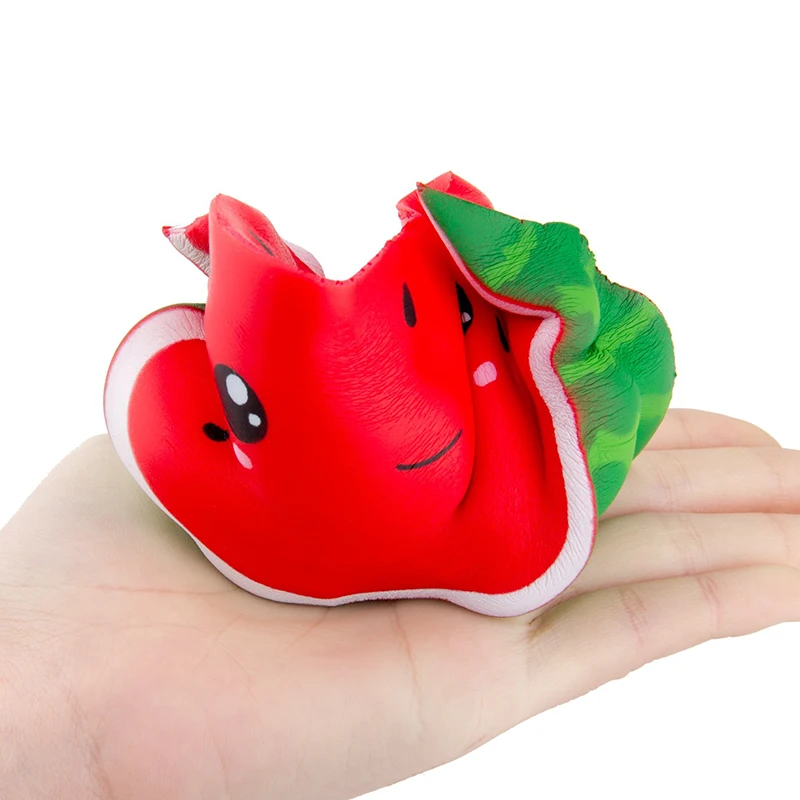 Jumbo Kawaii Watermelon Squishy Simulated Fruit Slow Rising Bread Scented Squeeze Toy Stress Relief for Kid Xmas Gift