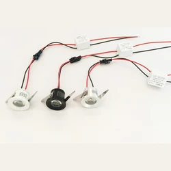 MINI Recessed Spot light dimmable Downlight led Cabinet 3W  + Led Driver Warm white and White Silver body AC85-265V