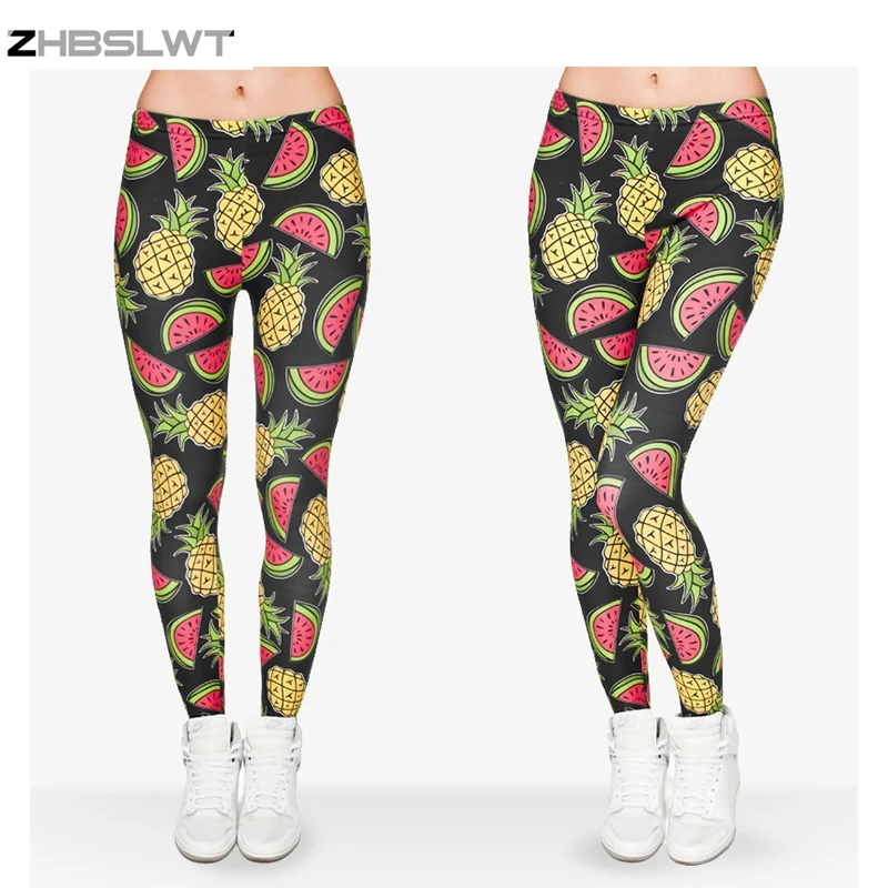 ZHBSLWT – legging imprimé 3D pour femme, pantalon fitness, teinture, tendance