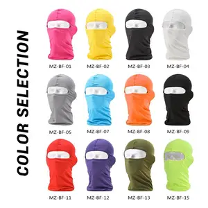 Black Motorcycle Facial Mask Moto Balaclava Winter Mask Facial Mask Cycicy Mask Mask for all stations, 12 colors 8 Main Protective Moto Sales - №1