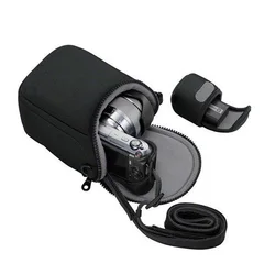 protable Camera Cover Case Bag Pouch for Olympus E-M10 EM10II E-M5II EP3 EM5 EPL6 EPL7 e-p7 E-PL8 EPL914-42mm lens with strap