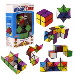 2021 New Fashion Hot sales High Quality Cube Toys Time-limited Infinity cube Star Cube 2-in-1 Cube Unlimited Transforming Cube