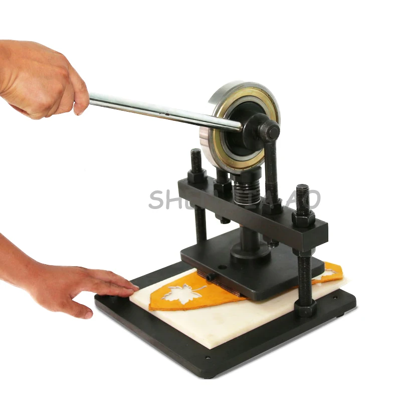 Prensa troqueladora de cuchillo Manual, máquina de corte de cuero a presión, molde de cuero Manual/máquina cortadora de troqueles, 1 ud.