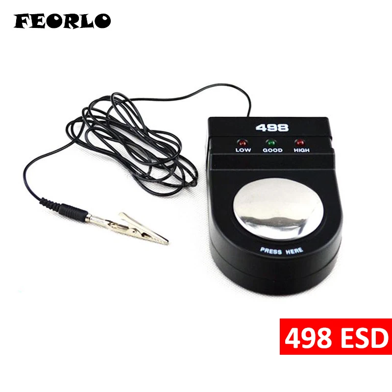 High quality 498 ESD Anti static Anti-static Wrist Strap monitor measurement Antistatic Wrist strap tester