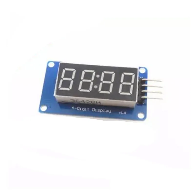 10PCS 4 Bits 4bit Digital Rohr LED Display Modul Rot Vier Serielle für TM1637