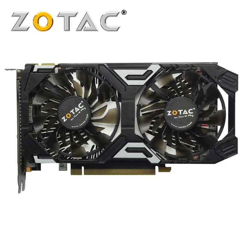 

Оригинальная видеокарта ZOTAC GeForce GTX 950, 2 Гб, 128Bit GDDR5, графические карты для nVIDIA Map GTX950 Thunder GTX 950-2GD5, б/у