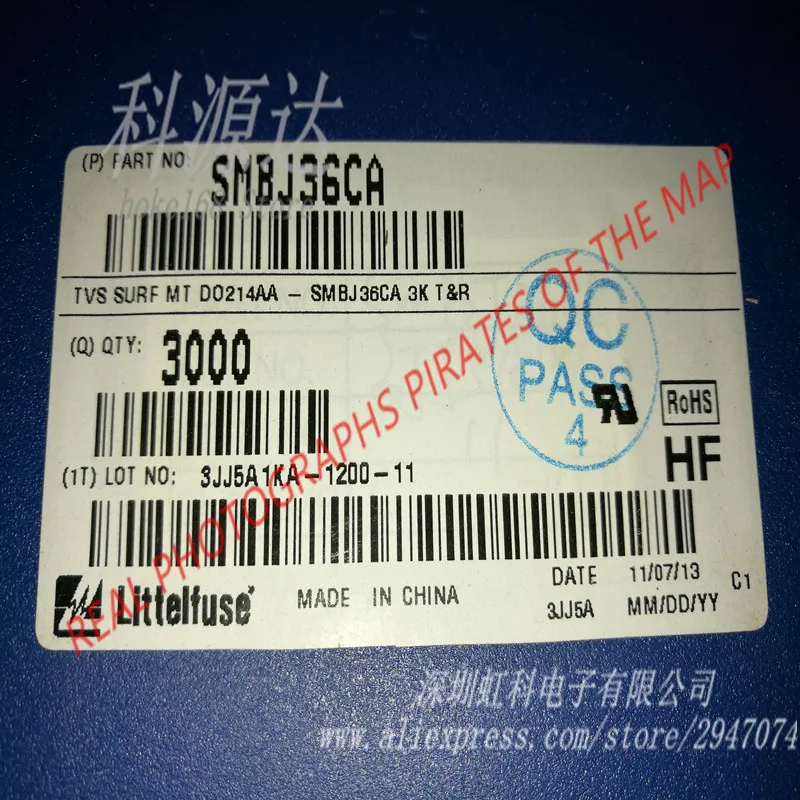 20 قطعة SMBJ36CA CP SMB SMCJ36CA BFP في الأوراق المالية