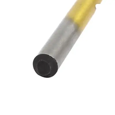 5.6mm Drilling Dia 92mm Long Titanium Plated Straight Shank Twist Drill Bit 10pcs