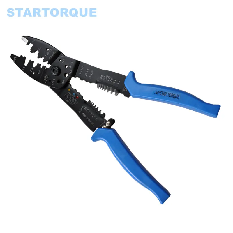 STARTORQUE 0.75-6mm multifunctional wire stripper crimping pliers electrician tools