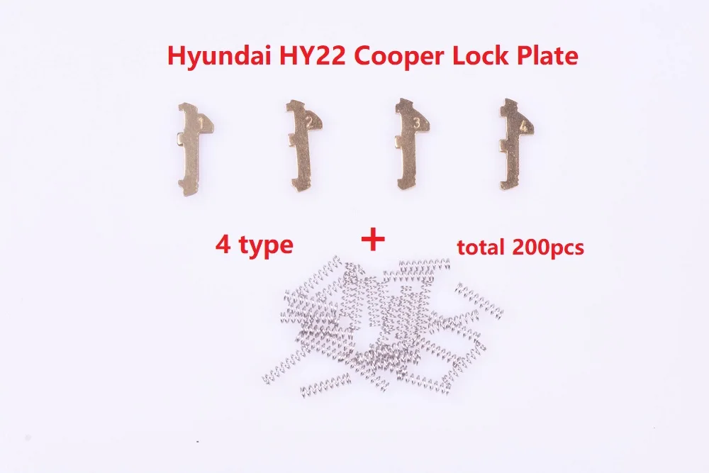 (200pcs) HY22 Car Lock Reed Locking Repairing Work plate For HYUNDAI IX30 35 S8 K5 Verna new Sportage e.t.c