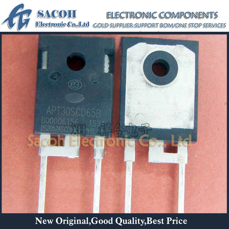 

Refurbished Original 5Pcs/Lot APT30SCD65B OR APT30SCD120B OR APT20SCD120B OR APT10SCD120B TO-247 30A 650V