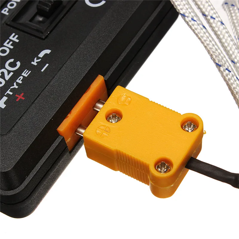 TM-902C (-50C to 1300C) Temperature Meter TM902C Digital K Type Thermometer Sensor + Thermocouple Probe Detector Needle