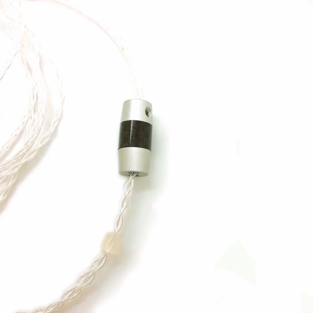 จัดส่งฟรีHaldane 2.5/3.5/4.4Mm Balanced 8CoreเงินหูฟังอัพเกรดสำหรับHD700 HD 700 M1060 M1060cหูฟัง