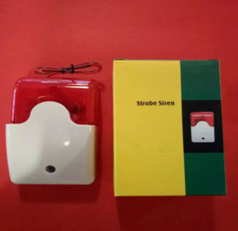 

Wired Shine Linght Strobe Siren For Home Alarm System